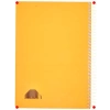 A4 Spiralli Karton Kapaklı Çizgili Defter - Turuncu
