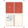 A5 Keten Kapaklı Süresiz Planlayıcı - Mercan