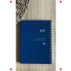 A5 Spiralli Çizgisiz Defter (Marine Mavi Kapak)