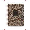 A5 Süresiz Leopar Desenli Spiralli Planlayıcı