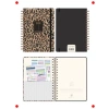 A5 Süresiz Leopar Desenli Spiralli Planlayıcı