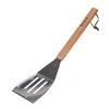 Ahşap Saplı Barbekü Spatula, Paslanmaz Çelik, 41 cm