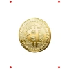 Altın Renkli Bitcoin Hatıra Jetonu