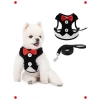 Ayarlanabilir Fiyonklu Köpek Yelek Koşum ve Tasma Seti