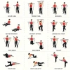Ayarlanabilir Pilates Bar, 4 Lastik ile Egzersiz İmkanı