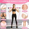 Ayarlanabilir Pilates Bar, 4 Lastik ile Egzersiz İmkanı