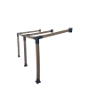 Bahçe ve Teras için 8x8 cm Duvar Montaj Pergola Aparat Seti