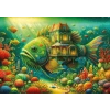 Balık Ev Temalı 1000 Parça Puzzle, 68 x 48 cm
