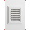 Banyo WC Havalandırma Menfezi, Böcek Geçirmez 30x30 cm
