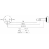 BDI-5-35 Tip A 3,5 mm TRS - Erkek 5-pin DIN DI Kablo - 5 Ayak