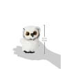 Beyaz Baykuş Peluş Figürü, 15 cm Sevimli Tasarım
