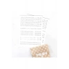 Beyaz Harf ve Rakam Sticker Seti, 8x10 mm 2 Sayfa