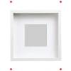 Beyaz Kare Fotoğraf Çerçevesi - 25x25 cm