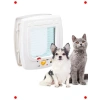 Beyaz Kedi & Küçük Köpek Geçiş Kapısı 13.5x13.7 cm