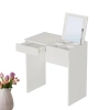 Beyaz Makyaj Masası, 2 Çekmeceli, 70x42 cm