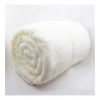Beyaz Peluş Polar Battaniye, Çift Kişilik 220x230 cm
