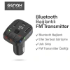 Bluetooth Araç Kiti FM Transmitter ve Hızlı Şarj
