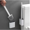 Bükülebilir Silikon Tuvalet Fırçası, Pratik Temizlik