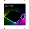 Büyük Boy RGB Işıklı Gaming Mouse Pad - Ritim Desenli