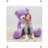 Büyük Papyonlu Peluş Ayıcık, 140 cm, Lila