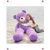 Büyük Papyonlu Peluş Ayıcık, 140 cm, Lila