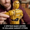 C-3PO Droid Figürü, 1138 Parça Yapım Seti