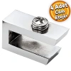 Cam Raf Tutucu - U Tipi Metal Vidalı, 4 Adet