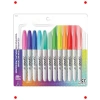 Canlı Renkli İnce Uçlu Kalıcı Markör Seti (12 Adet)