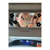 Çiçek Temalı Ayna Sticker, Araba Süslemesi için