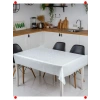 Çiçekli Leke Tutmaz Kolay Silinebilir PVC Masa Örtüsü 140x140