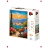 Çiçekli Veranda Manzaralı 1000 Parça Puzzle