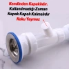 Çift Çıkışlı Lavabo Sifonu, Körüklü Hortum ile Uyumlu