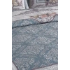 Çift Kişilik Kapitone Yatak Örtüsü Takımı, Mavi Renk