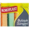 Çift Taraflı Düz Bulaşık Süngeri, 5li Set, Pratik Temizlik için