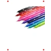 Çift Uçlu Parlak Renk Kalem Seti (12 Adet)