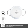 Crystal Creamy Metal 6 Parça Sahan Seti, Şık Tasarım