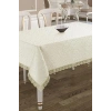 Dantelli 160x220 cm Çeyiz Masa Örtüsü, Şık Tasarım