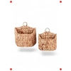 Dekoratif Hasır Duvar Sepet Saksı Seti (2 Adet)
