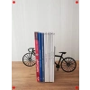 Dekoratif Metal Bisiklet Tasarımlı Kitap Desteği (2li)
