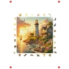 Deniz Feneri Temalı Ahşap Puzzle, 353 Parça