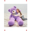 Dev Boy 140 cm Papyonlu Mor Peluş Ayıcık
