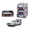 Die-Cast Zaman Makinesi Aracı, Metal Yapı, 1:32 Ölçek, 13.5 Cm