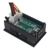Dijital Voltmetre ve Ampermetre - DC 0-100V 10A Kırmızı-Mavi