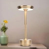 Dimmerli Metal Kasa Masa Lambası, 3 Renkli Işık Seçeneği