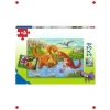 Dinozorlar Temalı Çocuk Puzzle Seti, 2x24 Parça