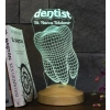 Diş Hekimleri Günü Hediyesi, 3D LED Lamba ile Kişiselleştirilebilir