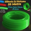 Doğal silikonlu iç çap 1/2 bahçe hortumu, 25 metre