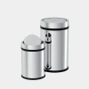 Döner Kapak Çöp Kovası Paslanmaz 5 LT (NV10035)