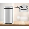 Döner Kapak Çöp Kovası Paslanmaz 5 LT (NV10035)