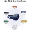 Dual Port PD Araç Şarj Adaptörü - Hızlı Şarj ve LED Aydınlatma